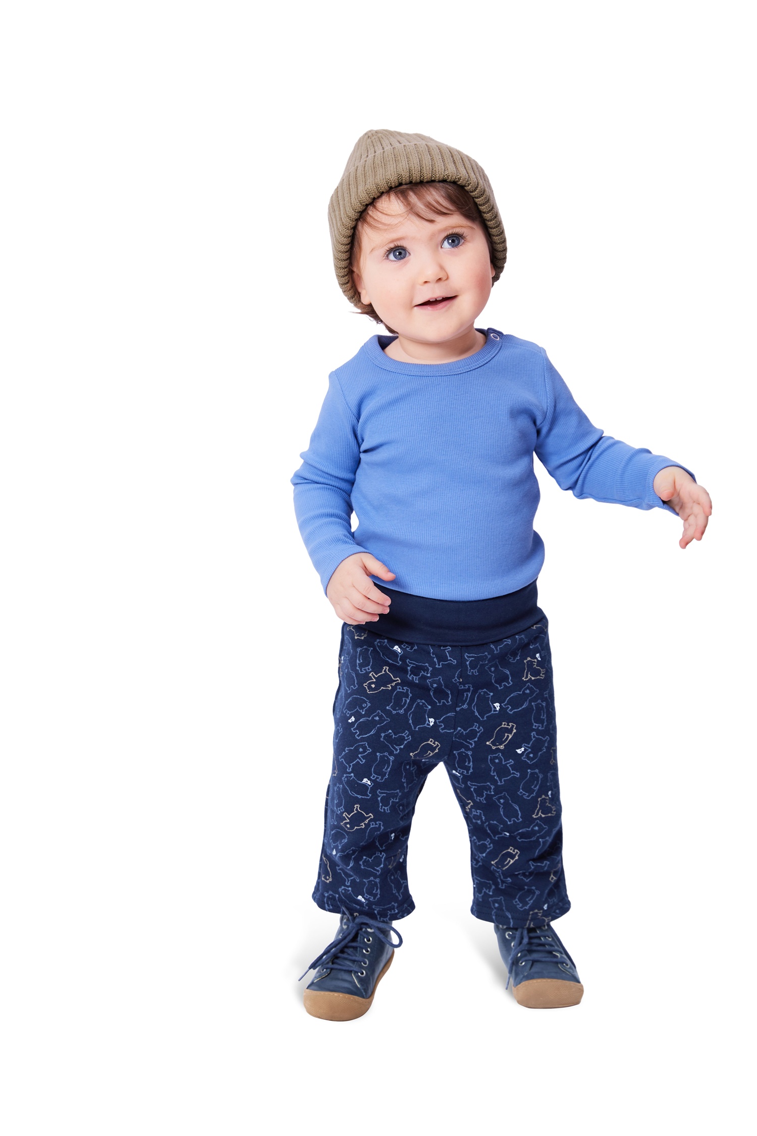 Burda Style Schnittmuster Nr. 9187 - Baby- und Kleinkinderhose mit Strickbund – Bild 4