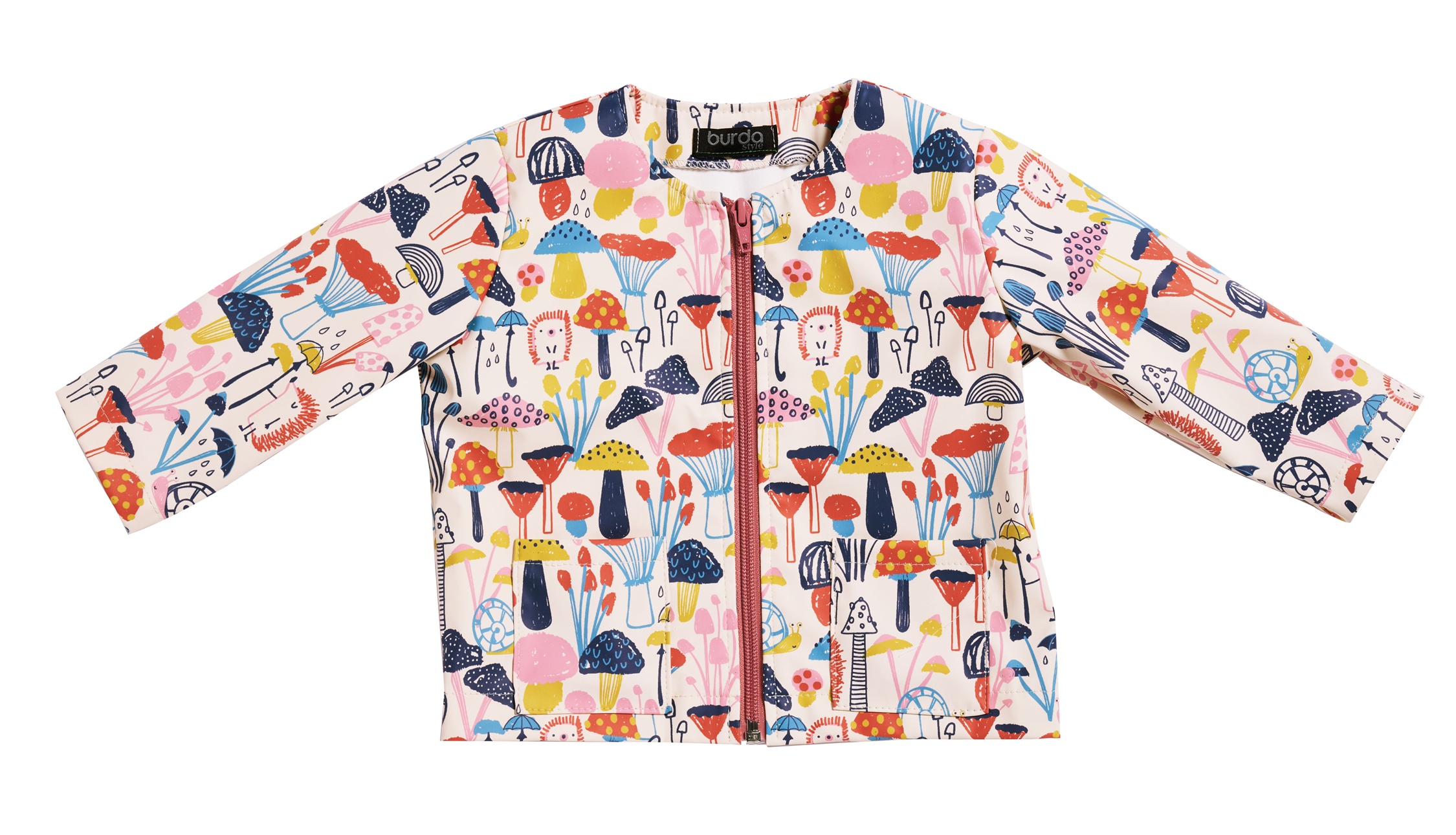 Burda Style Schnittmuster Nr. 9188 - Regenjacke mit oder ohne Kapuze - Kinder – Bild 3