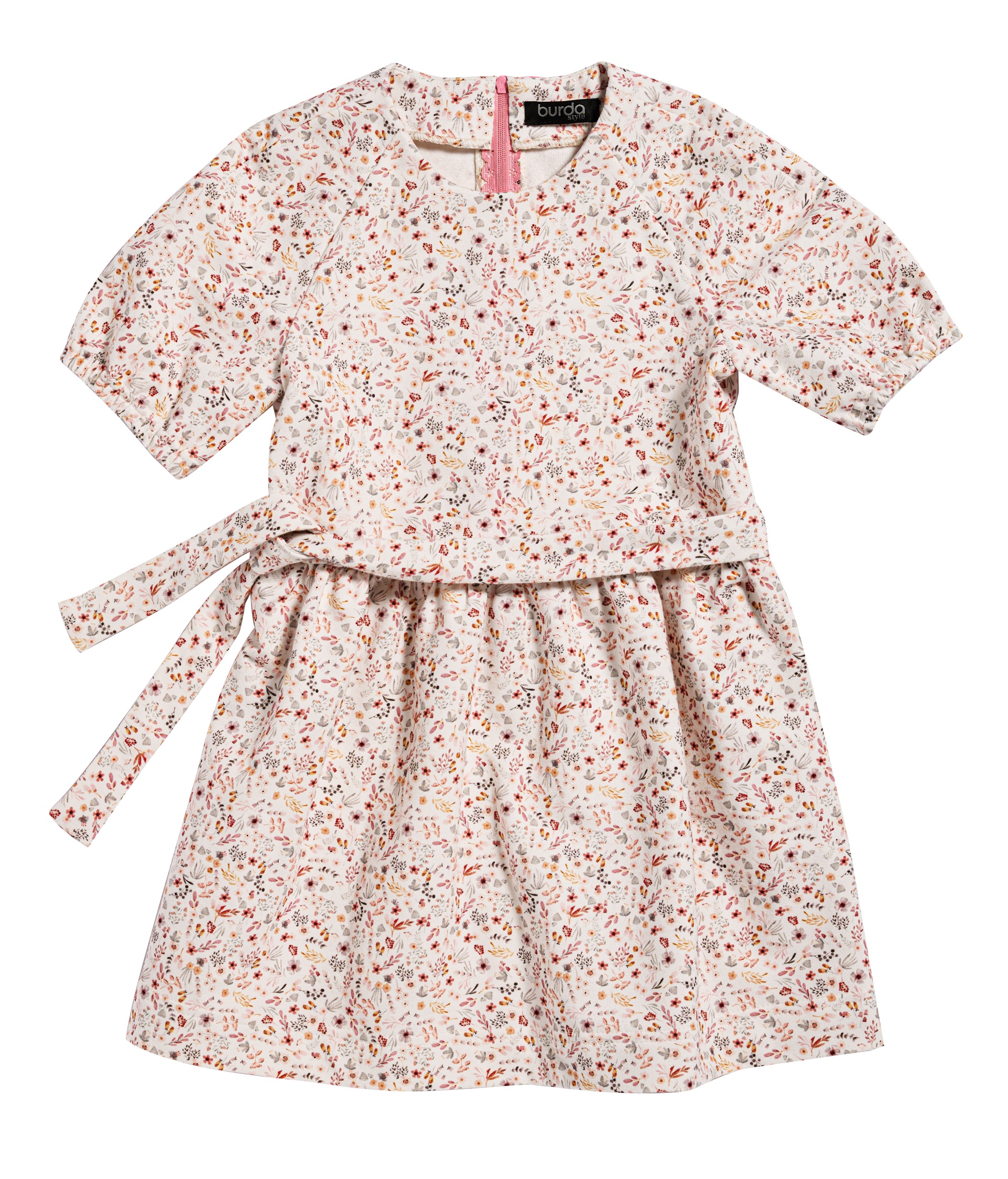 Burda Style Schnittmuster Nr. 9189 - Kinderkleid mit angesetztem Rockteil – Bild 5